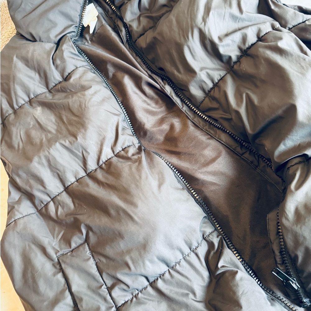 Black H&M Oversized Puffer Jacket